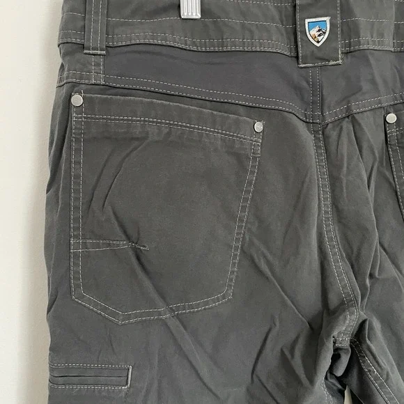 Kuhl Shorts Mens 35 Gray Hiking Trekking Outdoor Lightweight Cargo Gorpcore - Picture 12 of 16